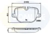Comline - Гальмівні колодки до дисків COMLINE CBP02212 (фото 1)