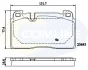 Comline - Гальмівні колодки до дисків COMLINE CBP02302 (фото 1)
