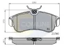 Comline - Гальмівні колодки до дисків COMLINE CBP0566 (фото 1)