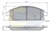 Comline - Гальмівні колодки до дисків COMLINE CBP0591 (фото 1)