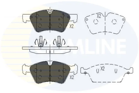 Comline - Гальмівні колодки до дисків COMLINE CBP06060