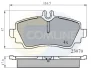 Comline - Гальмівні колодки до дисків COMLINE CBP0748 (фото 1)