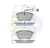 Comline - Гальмівні колодки до дисків COMLINE CBP11702 (фото 1)