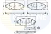 Comline - Гальмівні колодки до дисків COMLINE CBP12201 (фото 1)