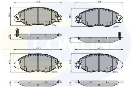 Автозапчасть COMLINE CBP31107