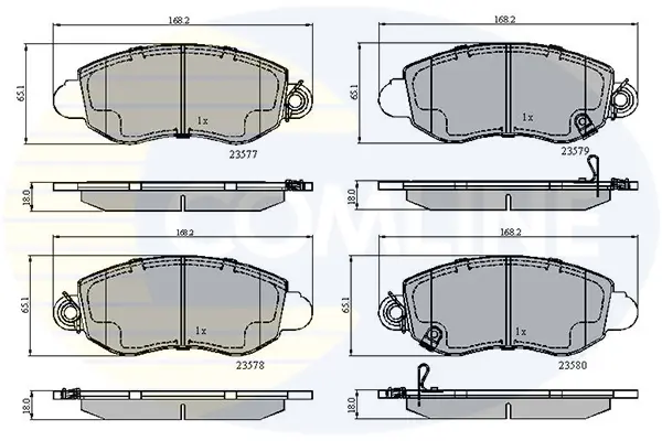 Comline - Гальмівні колодки до дисків COMLINE CBP31108 (фото 1)