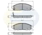 Comline - Гальмівні колодки до дисків COMLINE CBP31520 (фото 1)