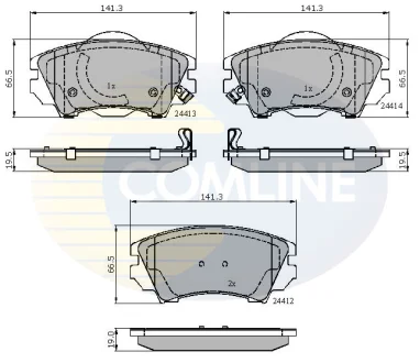 Comline - Гальмівні колодки до дисків COMLINE CBP31680
