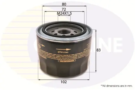 Автозапчасть COMLINE CTY11141