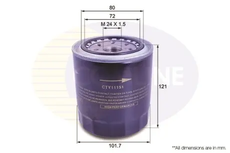 Автозапчасть COMLINE CTY11151