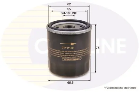 Автозапчасть COMLINE CTY11170
