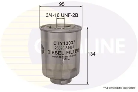 Автозапчасть COMLINE CTY13037