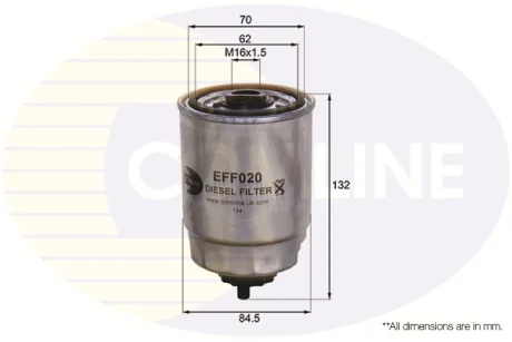 Comline Фільтр палива COMLINE EFF020