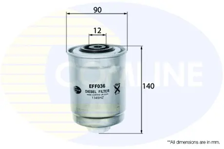 Автозапчасть COMLINE EFF036