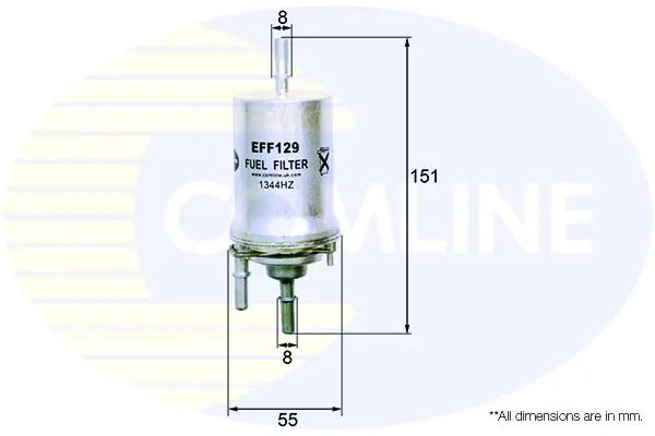 Автозапчасть COMLINE EFF129 (фото 1)