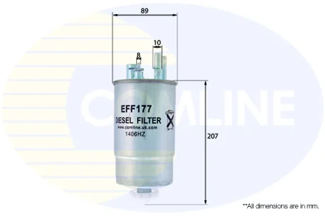 Comline - Фільтр палива (аналогWF8384/KL566) COMLINE EFF177