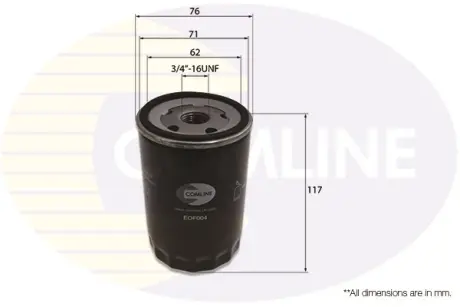 Автозапчасть COMLINE EOF004