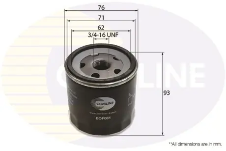 Автозапчасть COMLINE EOF061