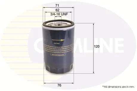 Автозапчасть COMLINE EOF062