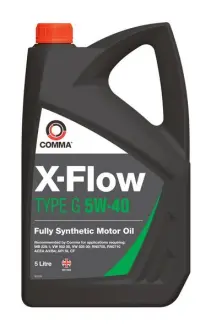 Моторна олива X-FLOW (5L) 5W40 API CF SL ACEA A3 B4 MB 229.1 RENAULT RN 0700 RENAULT RN 0710 VW 502.00 VW 505.00 COMMA XFLOWG5W40SYNT5L