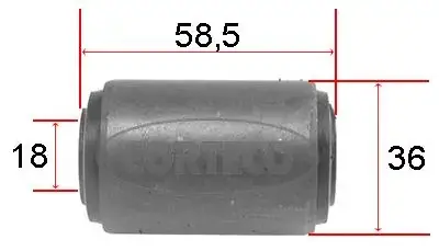 Подвеска, рычаг независимой подвески колеса CORTECO 21652450