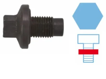 Різьбова пробка з ущільненням, масляний картер FORD/PSA M14x1,5x20 (вир-во) CORTECO 220051H