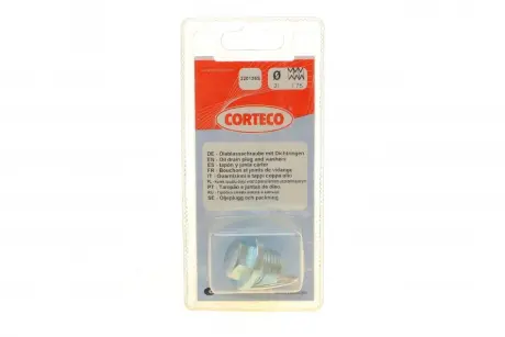 Sealing Plug, oil sump. Пробка, масляний піддон CORTECO 220136S