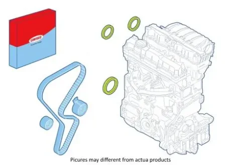 Сальники (к-кт) Focus II/Jumpy II 2.0 TDCi/HDi 03-16 (на сторонні шківа ремня) CORTECO 289121