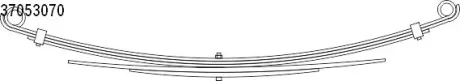 Ресора задня (кількість листів 3+2) 60x565/635 Nissan Navara D22 (98-04) (10.370.530.70) CS Germany CS GERMANY 1037053070