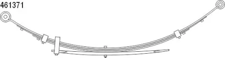 Ресора листова Opel CS GERMANY 1046137100