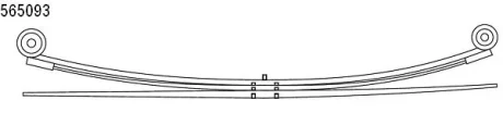 Ресора листова Ford CS GERMANY 1056509300
