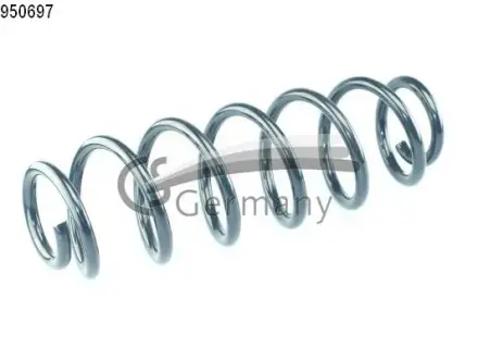Пружина підвіски задня (кратно 2) VW Bora/Skoda Rapid (00-05) (14.950.697) CS Germany CS GERMANY 14950697