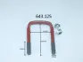 Скоба кріплення ресори 125мм M12 MERCEDES T1 (601). T1 (601. 611). T1 (B601) 2.3-2.9D 04.77-02.96 CS GERMANY 99643125 (фото 1)