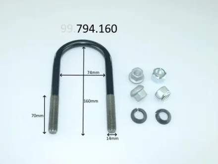 Скоба кріплення ресори 160мм M14 FORD TRANSIT CONNECT 1.8/1.8D 06.02-12.13 CS GERMANY 99794160