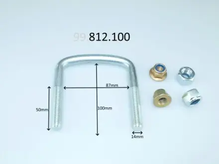Скоба кріплення ресори 100мм M14 NISSAN NV400 OPEL MOVANO B RENAULT MASTER III 2.3D 02.10- CS GERMANY 99812100