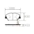 Колодки торм KIA K5 OLD CKKK-45 (пр-во) CTR GK0551 (фото 1)