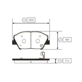 Колодки торм KIA K5 OLD CKKK-45 (пр-во) CTR GK0551