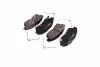Колодки тормозные передние CTR GK1015 (фото 3)
