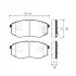 Колодка торм. передн. Hyundai Sonata 09-20 i20-i45 KIA K5 (пр-во) CTR GK1369 (фото 1)
