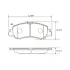 Колодки гальм Mitsubishi Eclipse Cross 17- перед. OLD CKM-79 (вир-во) CTR GK1448 (фото 1)