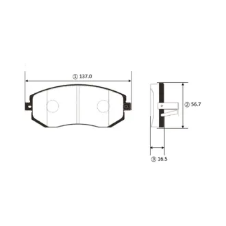 Колодки гальм Subaru Forester Impreza III перед. OLD CKT-193 (вир-во) CTR GK1461