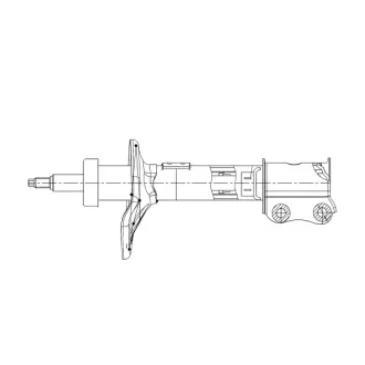 Амортизатор задній R газ. Daewoo NUBIRA 97- OE: 96300280 OLD CYG-309-G (вир-во) CTR GY0375G