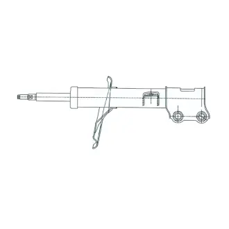 Амортизатор перед. L газ. Hyundai i30 07- OE: 546512L000 OLD CYKH-513-G (вир-во) CTR GY0710G