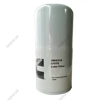 Фильтр масляный, накручиваемый. Фільтр масляний, накручуваний. Oil filter, Spin-On CUMMINS 3889310 (фото 1)