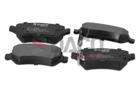 Гальмівнi колодки дисковi зад. Opel Astra G 98-, Meriva 03- DACO 323625