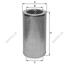 Hydraulic filter, cartridge. Фильтр гидравлический, вставка DAEWOO/CHEVROLET/DOOSAN 24719051B (фото 1)