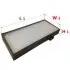 Cabin air filter. Фильтр воздушный салона DAEWOO/CHEVROLET/DOOSAN 47100119 (фото 1)