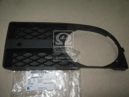 Рамка фари протитуманної лівої (вир-во GM) DAEWOO/CHEVROLET/DOOSAN 96648781