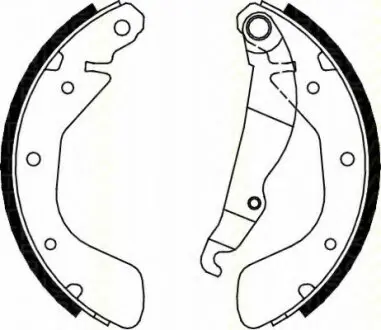Brake Shoe Set DAEWOO/CHEVROLET/DOOSAN S4520005