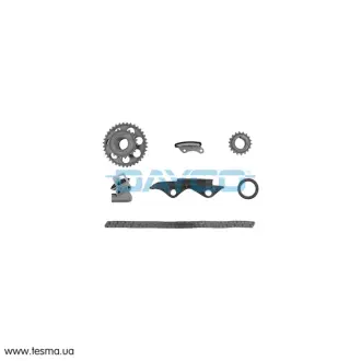 К-кт. ланцюга грм. NISSAN MICRA 1.0,1.3,1.4-03 (ланцюг + 2шт.натягувач + 3шт. шестерні+ заспокоювач + сальник) DAYCO KTC1040